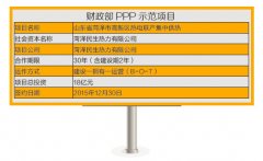 山東省菏澤市高新區(qū)集中供熱PPP項目:熱電聯(lián)產實現(xiàn)供熱與環(huán)保雙贏