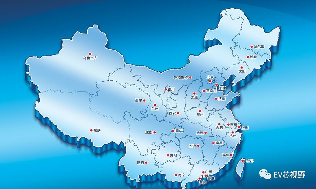 中國34省市新能源汽車產(chǎn)業(yè)規(guī)劃（二）：華北、華東12省市新能源汽車產(chǎn)業(yè)規(guī)劃